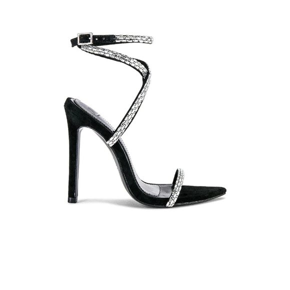 JLO Jennifer Lopez x REVOLVE Star Sandal in Black - Picture 1 of 8